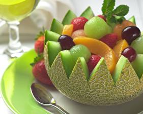 Фотографии Фрукты Натюрморт Продукты питания