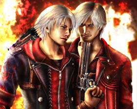 Картинки Devil May Cry Devil May Cry 4 Данте компьютерная игра