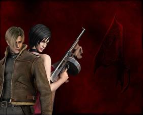 Обои для рабочего стола Resident Evil Resident Evil 4 Игры