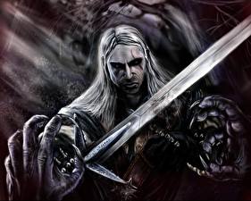 Картинки The Witcher Геральт из Ривии Игры