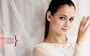 Обои для рабочего стола Индийские Дия Мирза Знаменитости