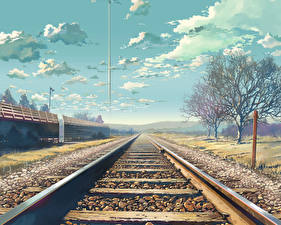 Картинка Железные дороги Рельсы