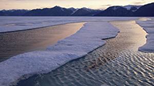 Обои Сезон года Реки Зима Природа