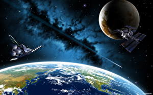 Картинки Корабль Космос