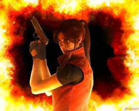 Обои для рабочего стола Resident Evil Resident Evil: The Darkside Chronicles Игры