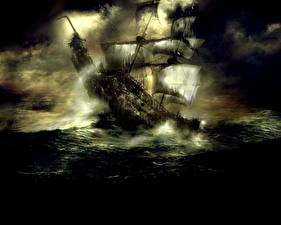 Картинки Пираты Карибского моря Пираты Карибского моря 2 - Сундук мертвеца Фильмы