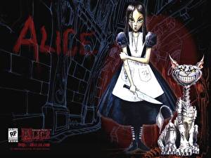 Обои для рабочего стола Алиса American McGee's Alice компьютерная игра