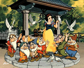 Картинка Disney Белоснежка и семь гномов