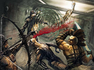 Картинки Marc Simonetti Битвы сражение Фэнтези