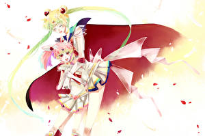 Обои Sailor Moon банни и малышка