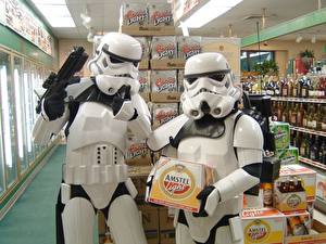 Картинки Звездные войны Клоны солдаты Клоны идут за пивом Смешные