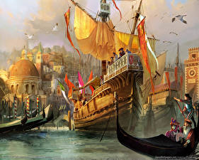 Картинки Anno Anno 1404 Открытие далеких земель