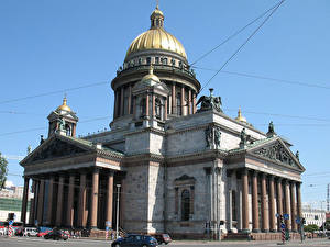 Обои Храмы Санкт-Петербург Россия Исаакиевск Города