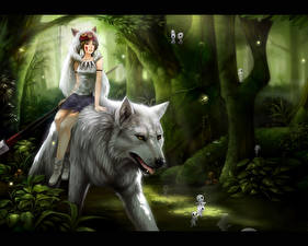 Картинка Princess Mononoke Аниме