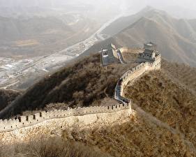 Картинка Великая Китайская стена Города
