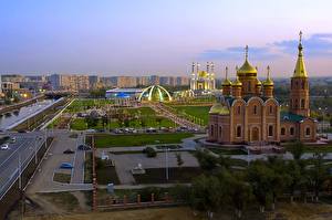 Обои Храмы Казахстан город