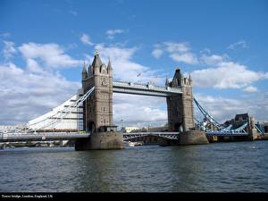 Картинки Великобритания Мосты Города