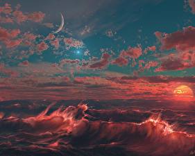 Обои Волны Природа