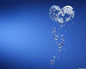 Фото Вода День святого Валентина Сердце