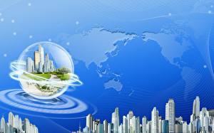 Обои Дома 3D Графика