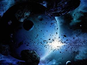 Картинка Астероиды