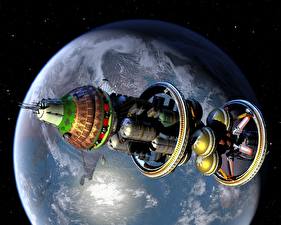 Фотография Орбитальные станции