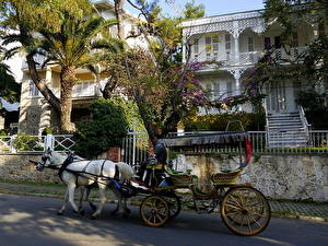 Обои для рабочего стола Дома Турция Города