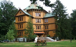 Обои Дома Польша город