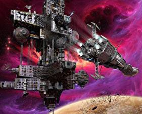 Картинка Орбитальные станции