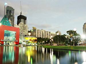 Фотография Здания Австралия Небо Sydney город