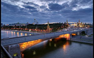 Фотография Мосты Москва Города