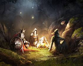 Картинка Костёр Фантастика