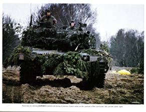 Фотографии Танки Леопард 2 Камуфляж Leopard 2