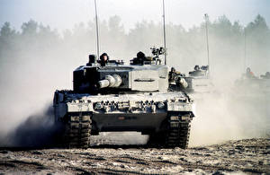 Фотографии Танки Леопард 2 Leopard 2A4 военные