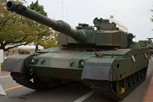 Картинка Танк Японские Mitsubishi Type 90 военные