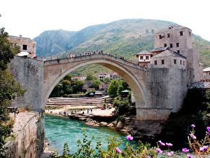Обои Мост Босния и Герцеговина город