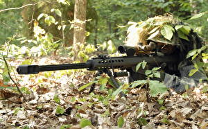 Обои Солдат Снайперская винтовка Снайперы Маскировка Армия