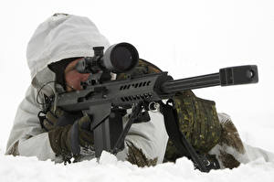 Фотографии Солдат Снайперская винтовка Снайперы Армия