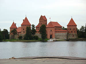 Фото Замок Литва Тракай город