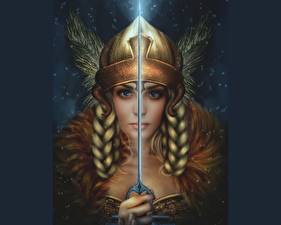 Фотография Косички Фэнтези Девушки