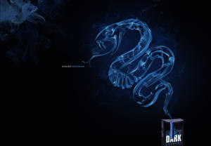 Обои для рабочего стола Бренд Змеи Дым