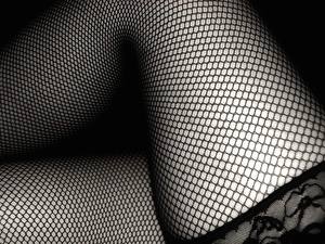 Картинка Вблизи Чулки Ноги Девушки