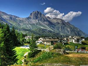 Фотографии Городки с пейзажем на горы