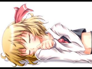 Фото Идолмастер Ксеноглоссия милая аниме девочка мило спит