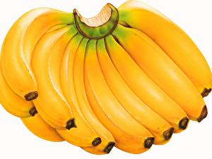 Обои Фрукты Бананы связка бананов Продукты питания