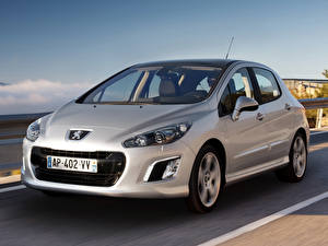 Обои Пежо Рeugeot 308 серебряный