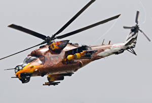 Картинка Вертолеты покрашенный под орла Авиация