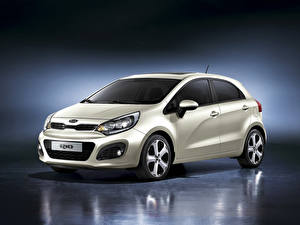 Фото KIA Kia Rio серая Автомобили