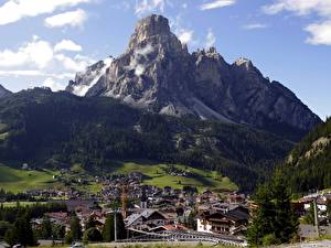 Картинки Городки Городок в горах город