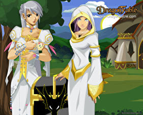 Обои для рабочего стола DragonFable компьютерная игра